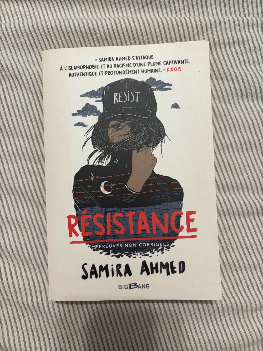 Résistance by Samira Ahmed - White Cover with Black & Red Illustration